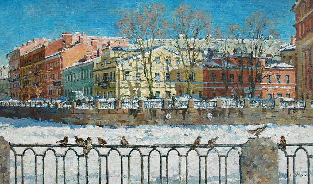 Весенний день в Петербурге