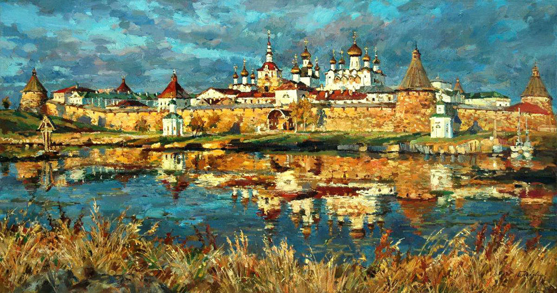 Bay of Prosperity. Solovki Monastery