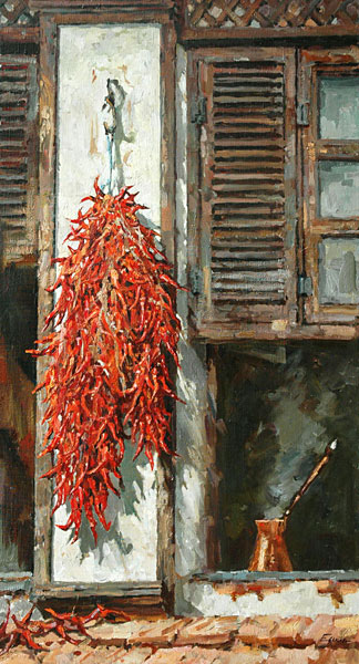 Still Life with Spicy Pepper