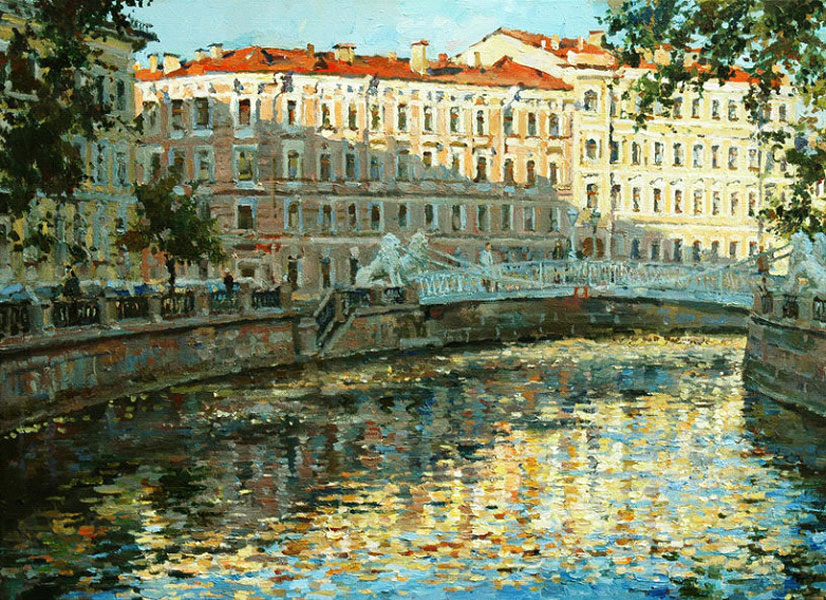 Evening light. St. Petersburg