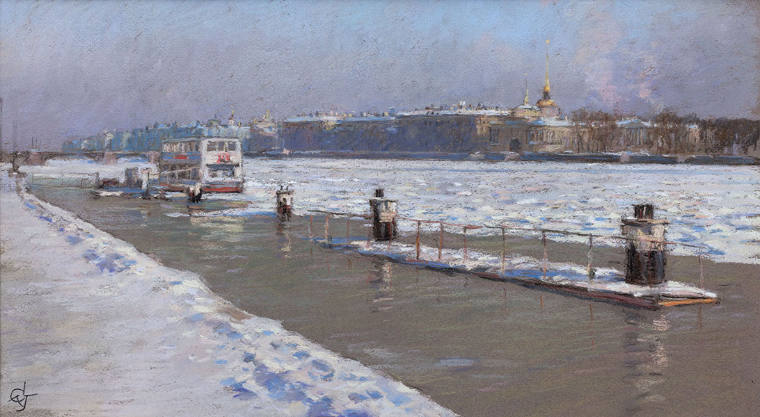 The Neva.Early Spring.