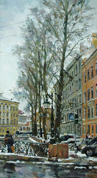 Демидов мост. Февраль