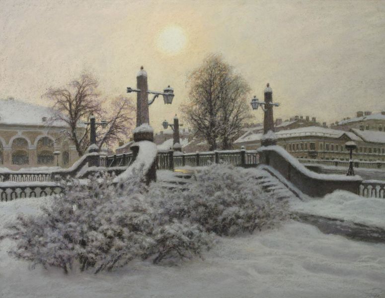 St. Petersburg, noon on February