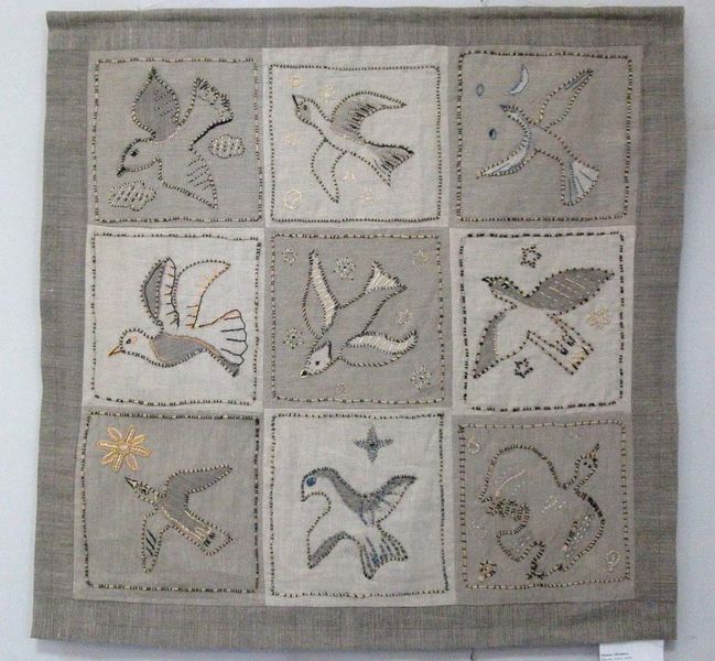 Series of works «the Birds and ornaments»