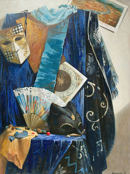 Still life with masks