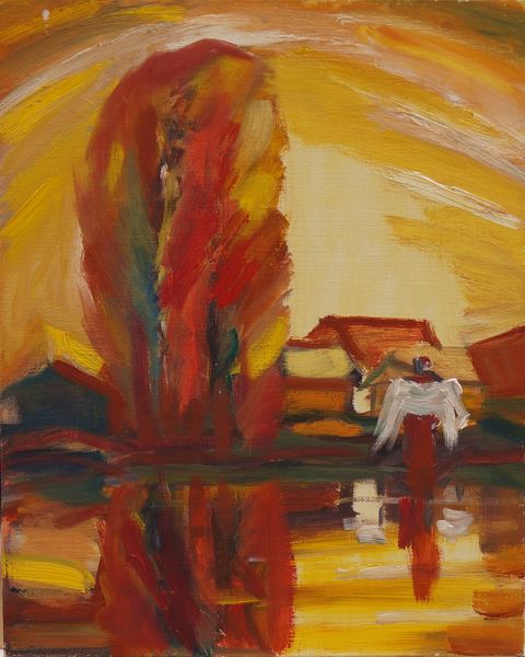 Пейзаж желтый