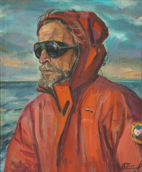 Полярник в океане