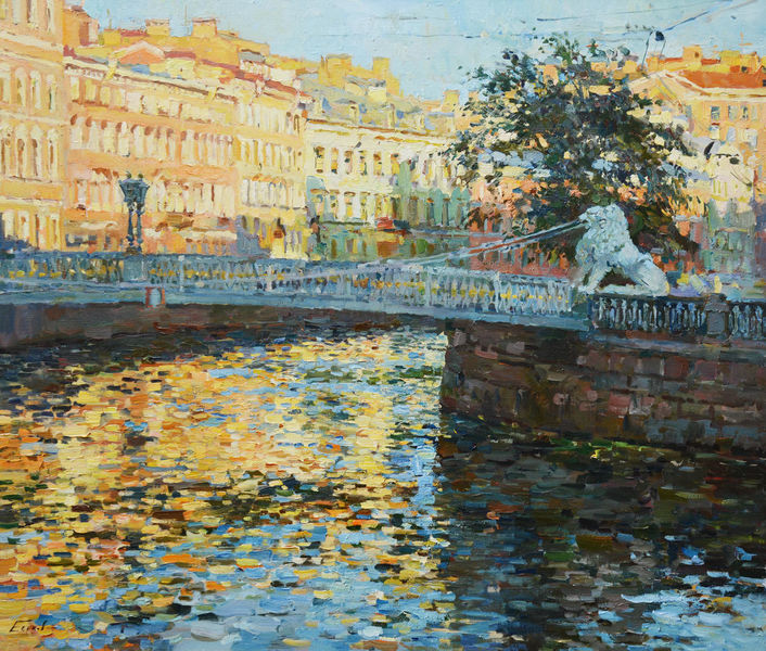 Летний мостик. Отражение
