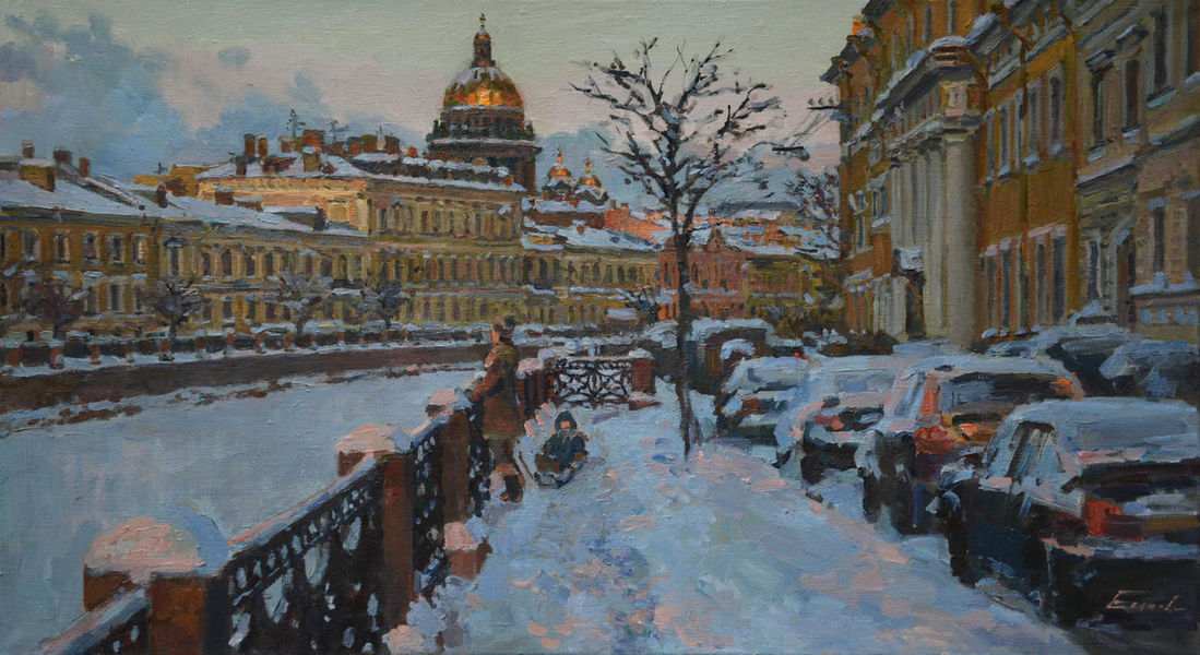 Вечер солнечного дня. Петербург