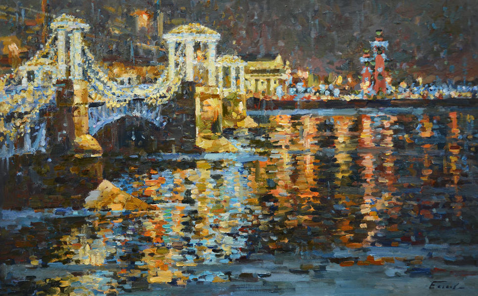 Декабрь. У Дворцового моста