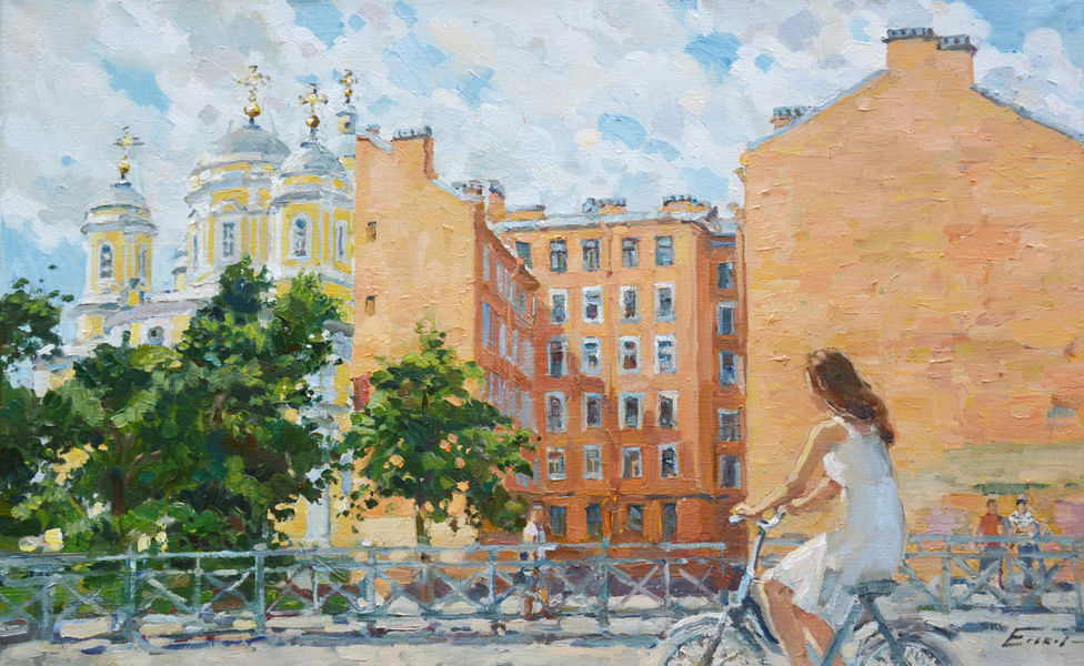 Солнечный день на Петроградской стороне