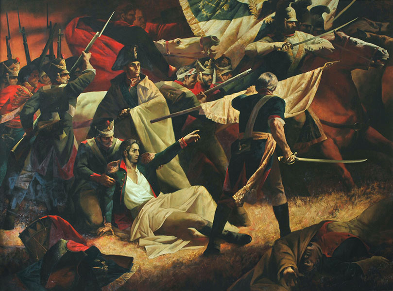 Ранение Багратиона в Бородинском сражении