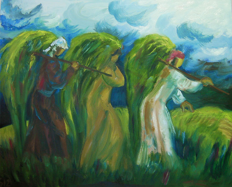 Women with Green Wings