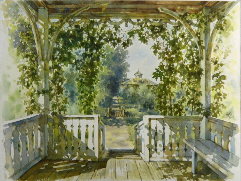 Arbor in the estate of Petrovskoe