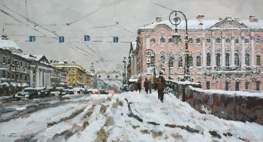 Nevsky prospect. January