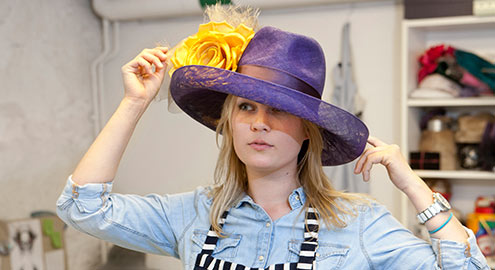 The art of Sweden:
Malinda Damgaard, hat design