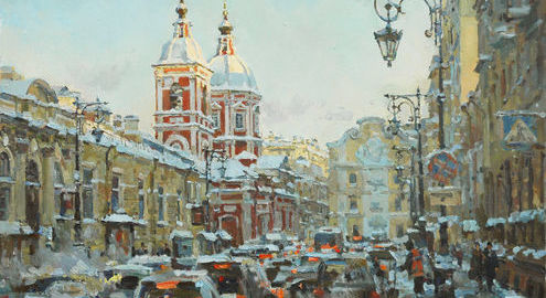 Петербург в живописи Павла Еськова